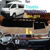 Накладка-коврик на центральную часть приборной панели для Toyota HiAce H200 2004 2005 2006 2007 2008 2009 2010 2011 2012 2013 2014 2015 2016 2017 2018