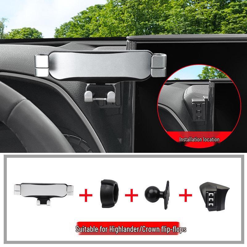 Беспроводная зарядка Держатель для телефона для 2022 Highlander/Crown и Land Cruiser