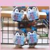 Adorable Fluffy Penguin Plushie Keyring Charming Stuffed Animal Bag Charm