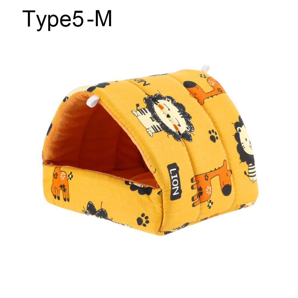 Cute Mini Cage Comfortable Winter Guinea Pig Nest Small Animal Sleeping Bed Warm Mat Hamster House