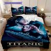 Loves Dual Nature Beauty Tragedy Three-piece set (1 * duvet cover + 2 * pillowcase, without core) 2D Flat Duvet cover and pillowcase