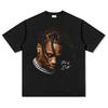 Графическая футболка Travis Scott, Свободная хлопковая футболка для хип-хоп рэпера, Унисекс Ретро Y2K Уличная повседневная одежда Футболка