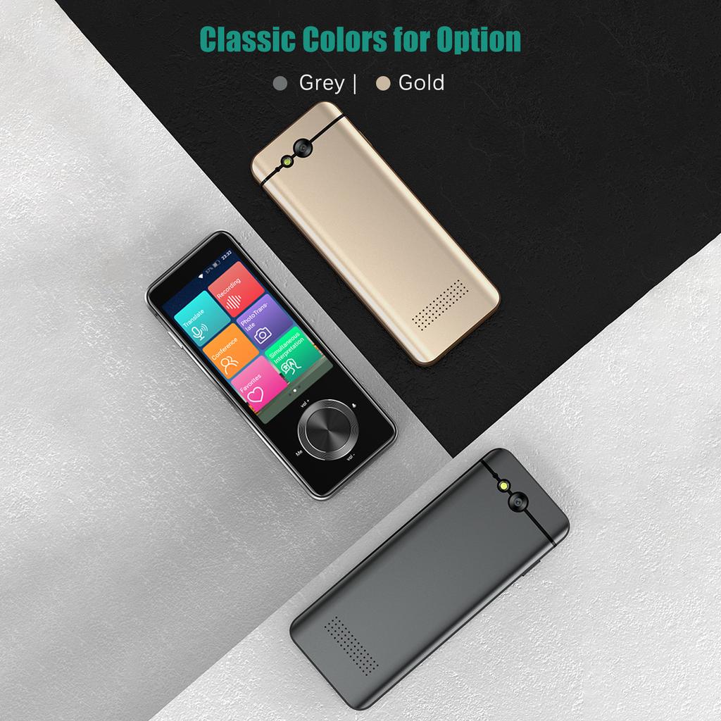 BISOFICE Language Translator Device Portable Voice Interpreter In 137 Languages Real-time 2-WAY
