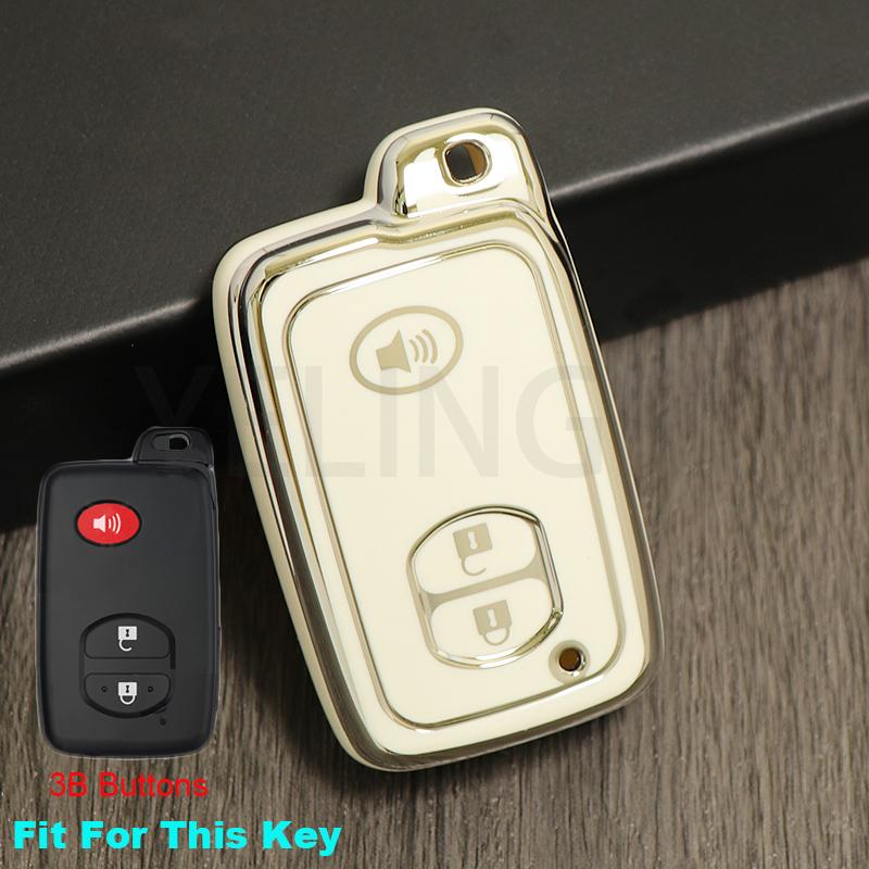 Чехол для ключа из ТПУ для Toyota Camry Kluger Mark X Subaru Foreste XV Crown Majesta Highlander Land Cruiser Prado Защита