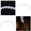Versatile Silver Colored Festival Headpiece Blending Modern Five Point Style And Traditional Floral Details