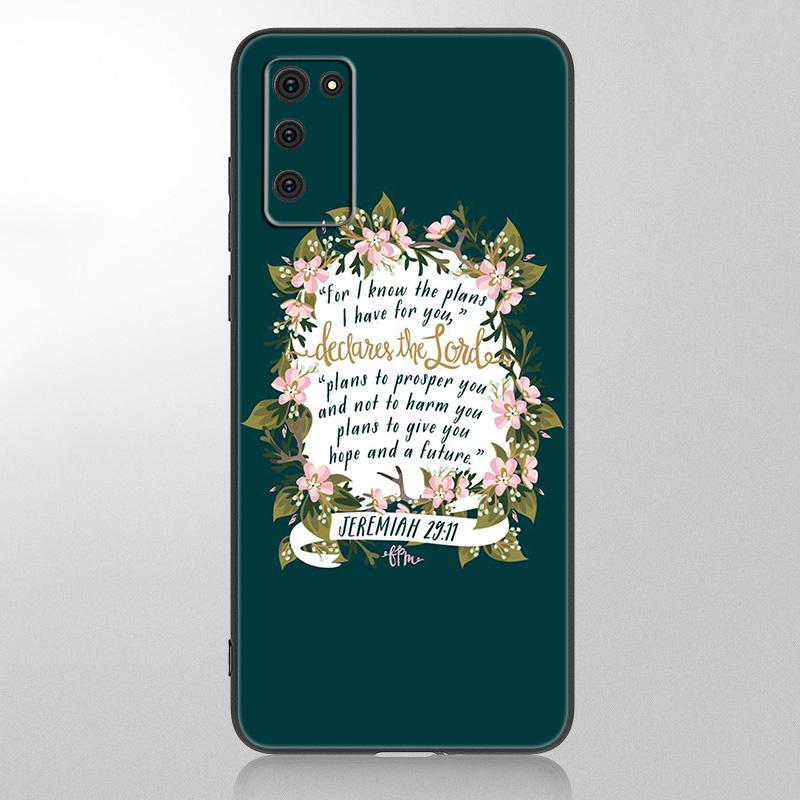 Чехол с изображением Библии Иисуса Христа и христианства для Samsung Galaxy A12 A02S A22 A32 A52 A72 A71 A51 A41 A31 A21 A11 A50 A70 A10S A20S
