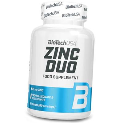 Цинк Глюконат и Бисглицинат, Zinc Duo, 60таб (36084059)