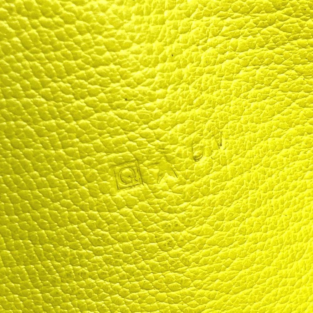 HERMES Long wallet Azap Long Zip Around Long Wallet Chevre yellow