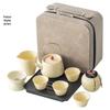 Chaxun Ru Kiln Portable Tea Set