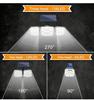 Солнечный 138LED Трехголовый Раздельный Сенсор Водонепроницаемый Наружный Настенный Светильник для Двора