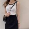 Shop   Women Color Block Slim Fit Sleeveless Top 2xl Won Wsh Wfhs88j