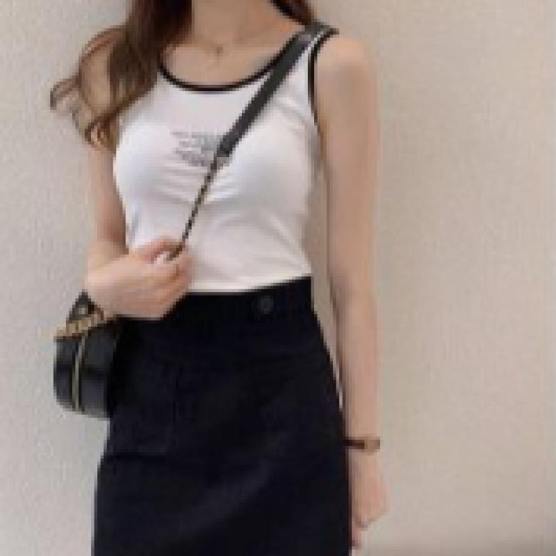 Shop   Women Color Block Slim Fit Sleeveless Top 2xl Won Wsh Wfhs88j