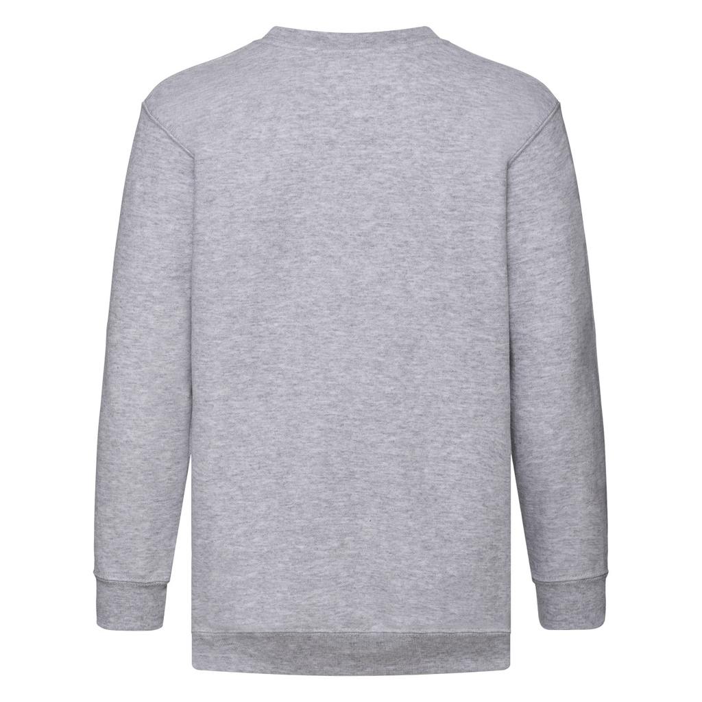 Fruit of the Loom Childrens/Kids Classic Plain Set-in Sweatshirt