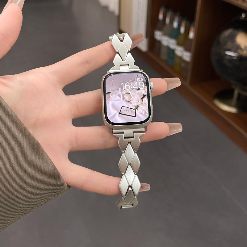 Ремешок для iwatch S10 S9 S8 S7 металлический ремешок для часов Apple watch ultra 49 мм 45 мм 46 мм 42 мм 41 мм сменный ремешок браслет