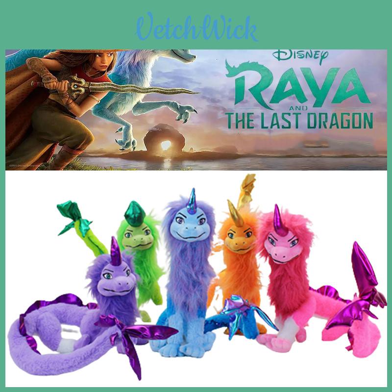 Плюшевая игрушка Райя и последний дракон от Disney, гнущаяся, реалистичные и мягкие куклы