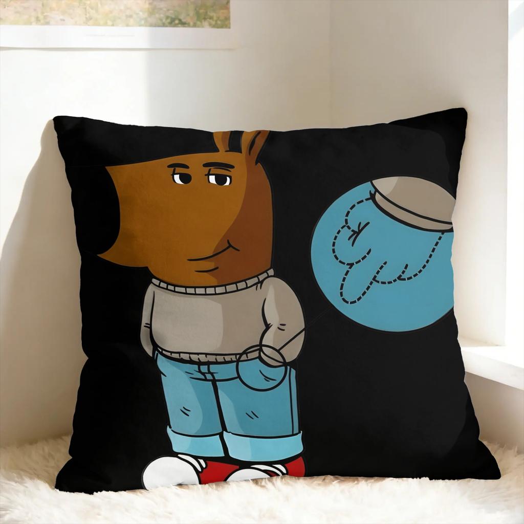 CChill GuyS Pillowcases Cute Funny Pillow Case For Couch Sofa Bedroom Print Pillow Cover