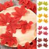 50/100pcs Artificial Autumn Fall Leaf Maple Photo Props Home Wedding Party Decoration