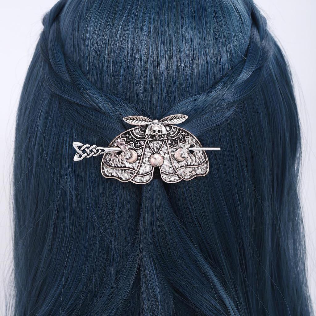 Викингские готические заколки для волос с мотыльками: Кельтские узлы палочки для волос в норвежском стиле для вечеринок