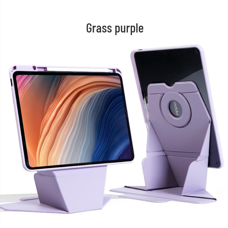 OPPO Pad 4 Pro/Pad 5 & OnePlus 2 Pro Вертикальный кожаный чехол с поддержкой складывания