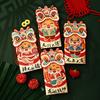 4Pcs Red Envelope Chinese New Year Red Packet Cute Cartoon Dragon Design Good Luck Money Envelope for Festive