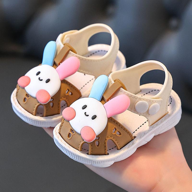 Детские сандалии, летняя обувь для малышей 0–3 лет, детская обувь Baotou на нескользящей мягкой подошве