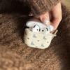 Осенний и зимний коричневый мультяшный кролик Защитный чехол для AirPods 1-го поколения для наушников Apple AirPods Pro1/1-го поколения