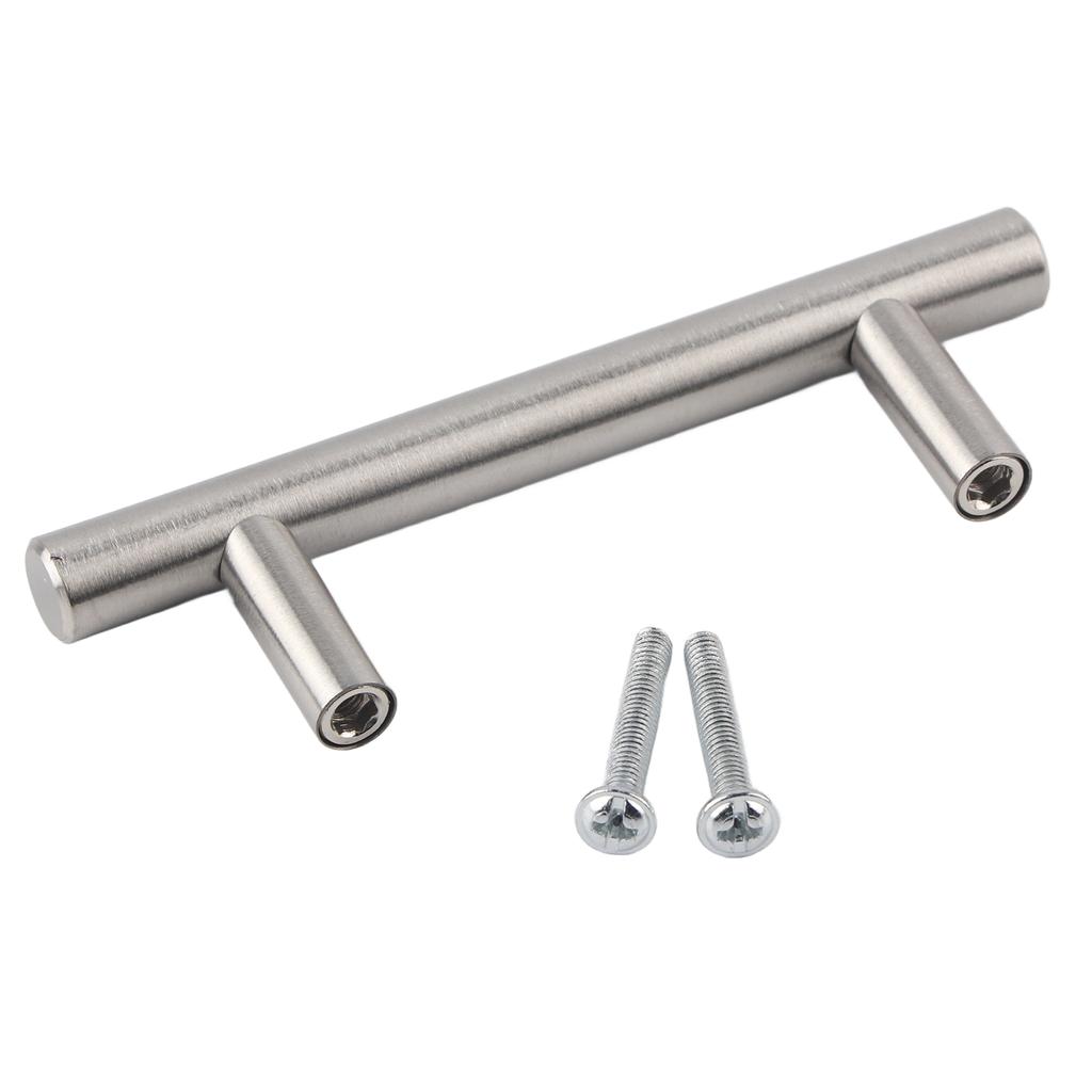 100MM Stainless Steel T Bar Door Cabinet Pull Handle Kitchen Cupboard Knobs