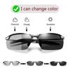 Men Photochromic Polarized Sunglasses Driving Fishing Chameleon Glasses Change Color Sun Glasses Day Night Vision UV400 Eyewear