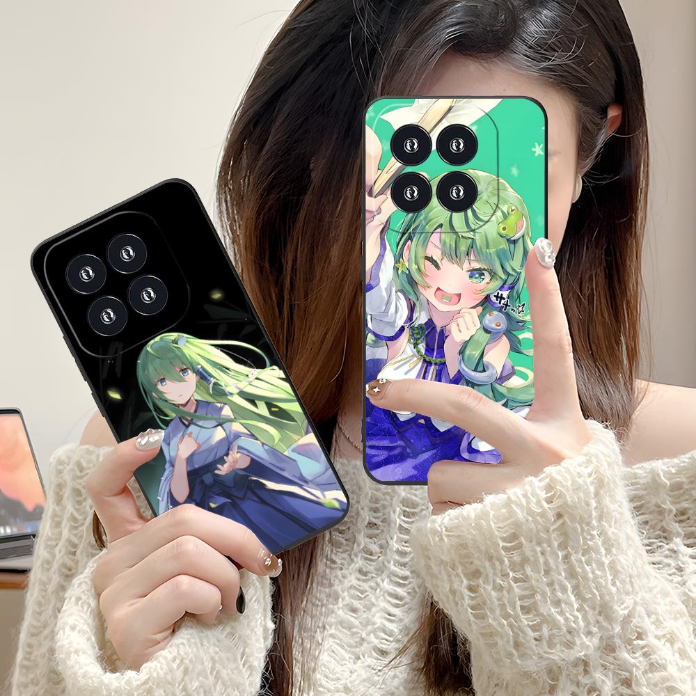 Touhou Kochiya Sanae Mobile Phone Case for Xiaomi 15 14 13 12 Mi 11 T Ultra Lite Pro S X 5G Colour Printing Cover Luxury