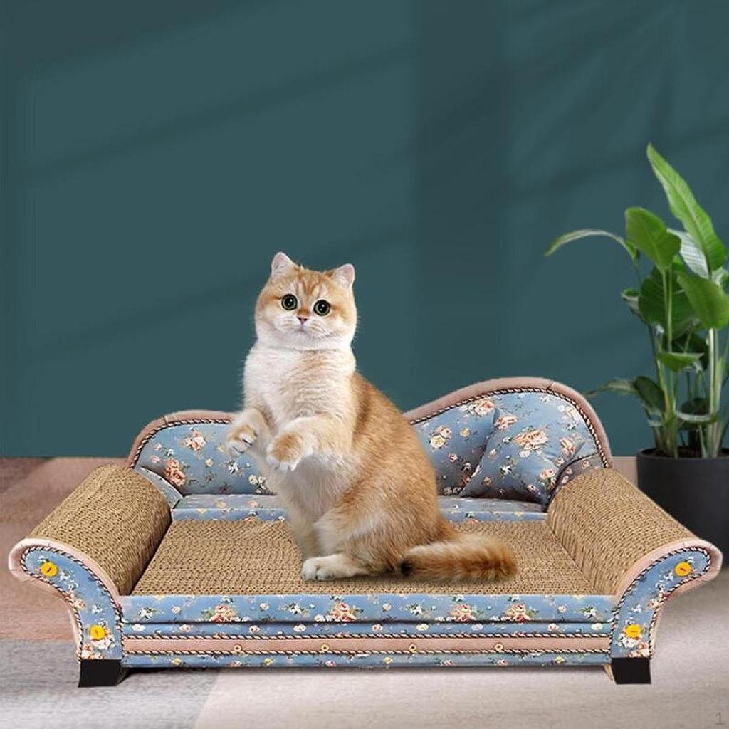 Когтеточки для кошек Картонный диван-кровать Предотвращает повреждение мебели Диван-кровать для отдыха