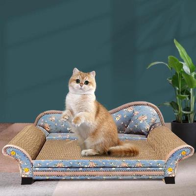 Когтеточки для кошек Картонный диван-кровать Предотвращает повреждение мебели Диван-кровать для отдыха