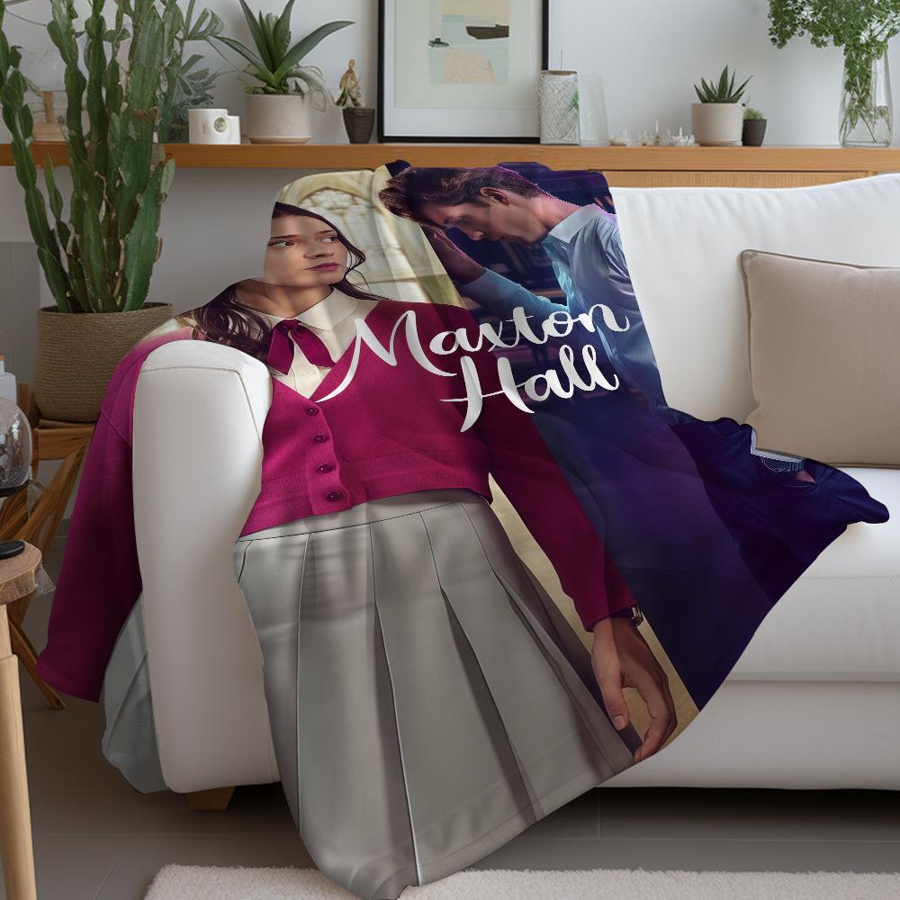 TV Series Maxton Hall The World Between Us Blanket Warm And Soft Suitable For Bedroom Living Room Sofa Bed Office Travel Camping