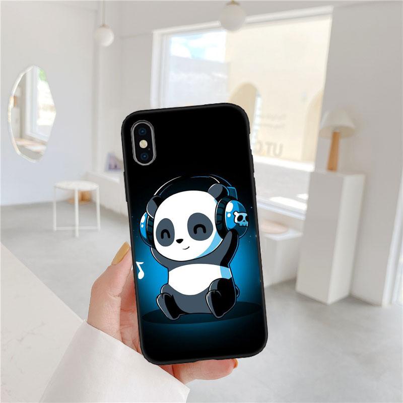 PP16 Мультяшный чехол-панда для Samsung Galaxy A11 A12 A13 A15 A52S A53 A55 A56 A70 A71 A72 A73 F06 F16 F56 S10 Plus S10e