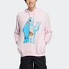 adidas Толстовка с принтом «Нео Улица Сезам» и мультяшным принтом FW22 Толстовка унисекс розовая HM9947
