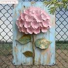 Metal Sign Vintage Fig Branch Metal Wall Art Rustic Botanical Decor with Ripe Figs Leafy Sprigs