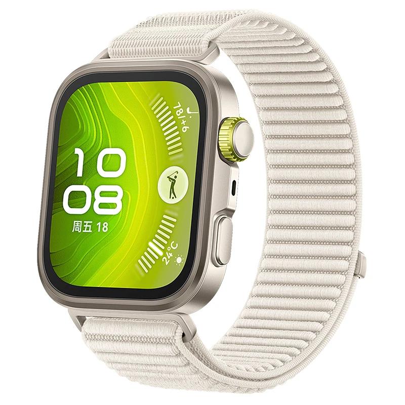 Нейлоновый плетеный ремешок-петля для Huawei Watch Fit 4 3 Официальный удобный браслет-ремень для Huawei Watch Fit 4 Pro Ремешок для часов Correa