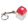 LED Fingertip Button Keychain ABS Keyboard Button Button Decompression Keychain Red Removable Keyboard Button Decompression
