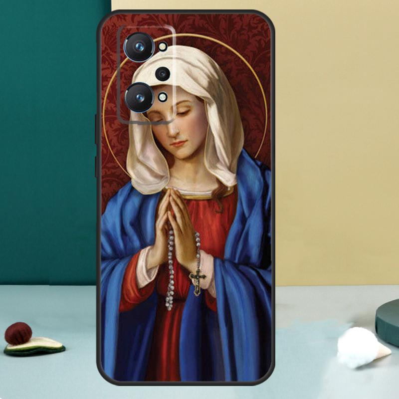 Чехол с Девой Марией для Realme GT 6T 5 6 GT 7 Pro C67 C75 C61 C55 C53 C51 C21Y C25S 10 11 12 13 14 Pro Plus