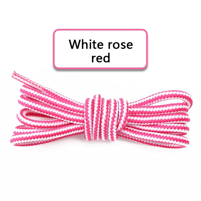 1 пара ботинок круглые шнурки в полоску двухцветные шнурки для обуви для активного отдыха, пешего туризма, повседневной обуви, кроссовок, повседневные шнурки, аксессуары