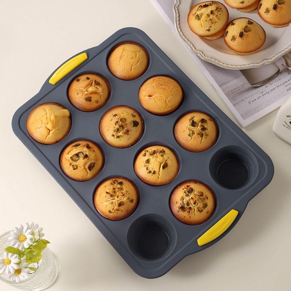 Reusable Silicone Cake Mold Silicone Silicone Muffin Tray Mini Baking Molds  Baking Muffins