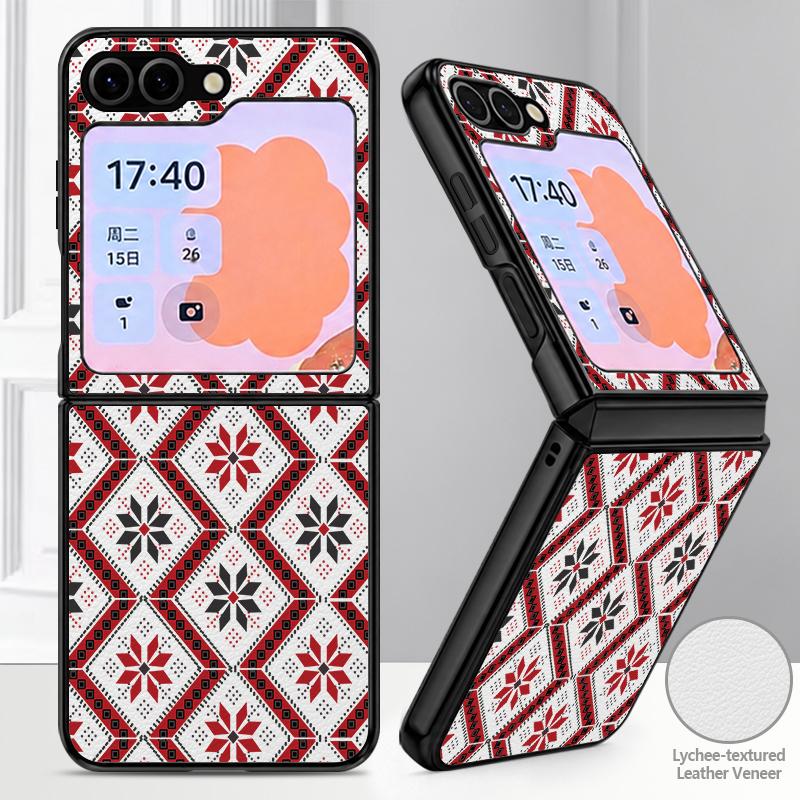 Кейс из песчаника и мрамора для Samsung Galaxy Z Flip 8 7 6 5 Flip8 Flip7 Flip6 Роскошная кожаная накладка Жесткая крышка для складного телефона