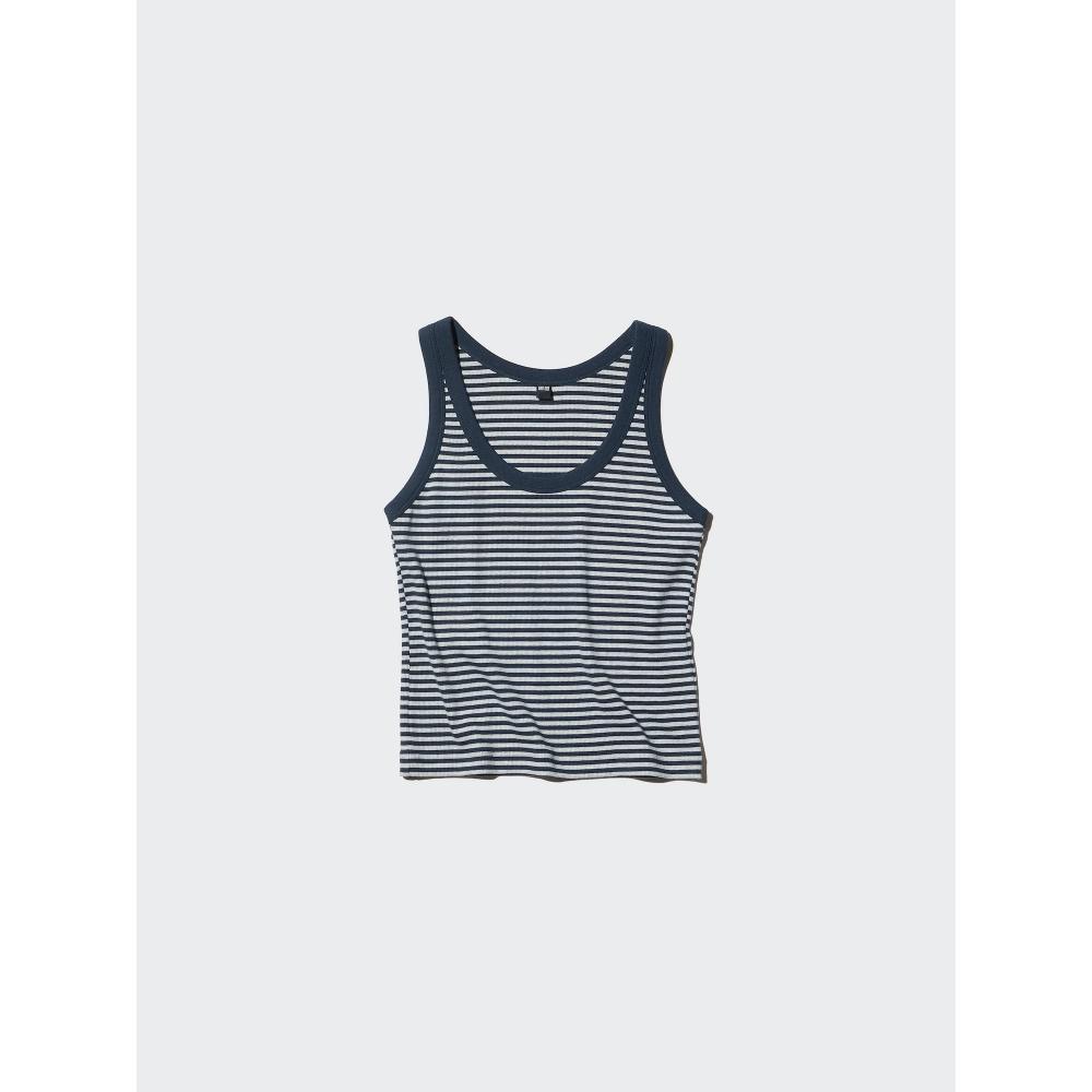 Uniqlo Мягкий топ-майка с полосками