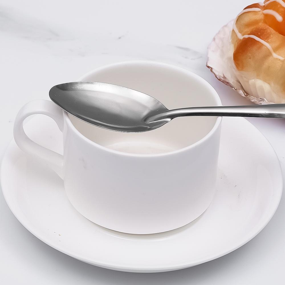 5/20pcs Silver Teaspoon Stainless Steel Flatware Milk Coffee Soup Rice Dinner Dessert Watermelon Spoons Tableware Kitchen Tools4