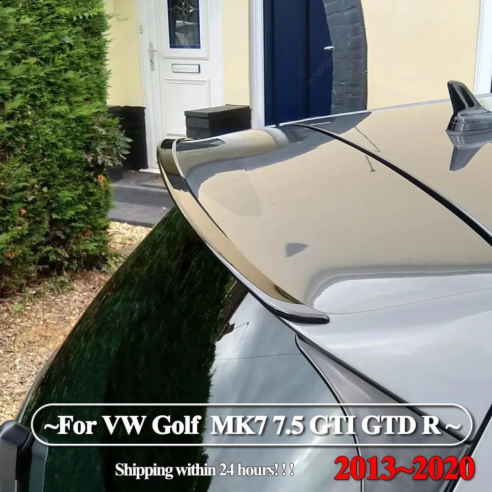 Для Volkswagen VW Golf 7 7.5 MK7 MK7.5 GTI GTD R 2013-2020 Хэтчбек TCR Задний Спойлер на Крышу Крыло Губа Обвесы Заднее Крыло Черный