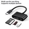 Высокоскоростная карта памяти Флэш-накопитель USB Type-C OTG Адаптер Кардридер