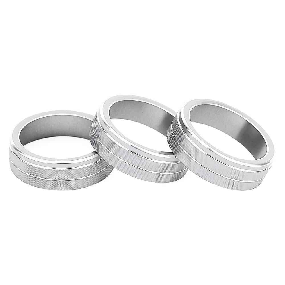 Аксессуары для украшения автомобиля для Volkswagen VW Golf 7 MK7 2014-крышка ручки кондиционера, кольцо, регулируемая отделка