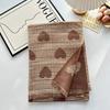 Love Pattern Women's Scarf Couple Style Plaid Outer Scarves Warm and Windproof Woman Korean Casual Fashion Shawl