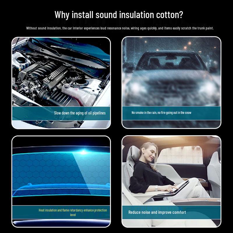 Engine Hood Sound Insulation for 2008-2013 Toyota Yaris - New Lining