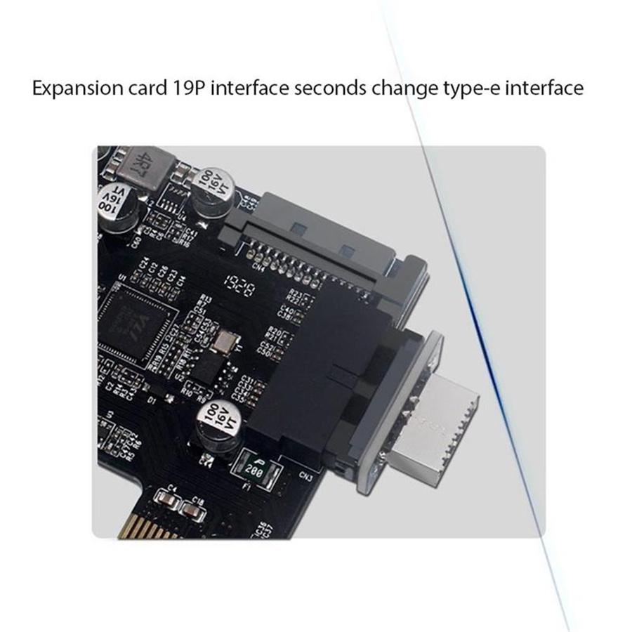 Адаптер USB TYPE-E 90 градусов, передний порт-разъем TYPE C для материнской платы ПК
