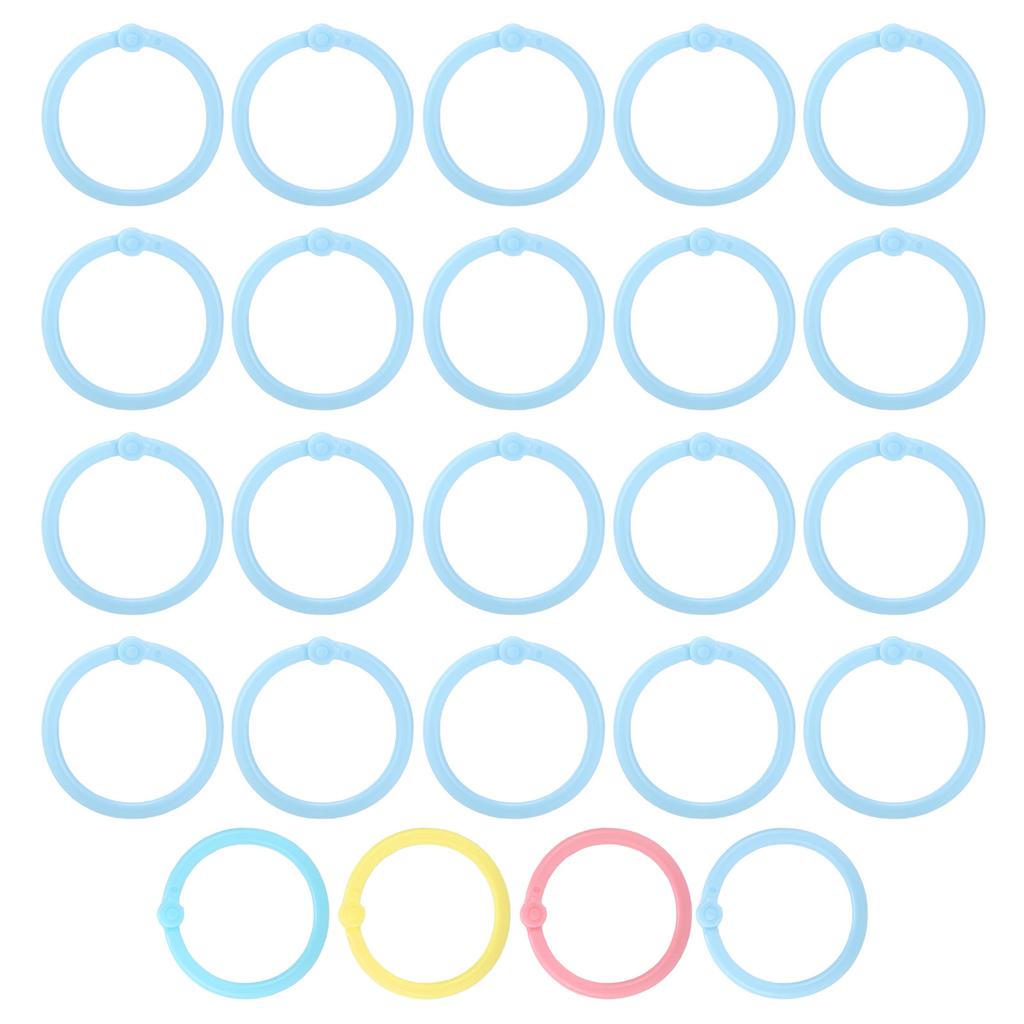 20 шт. Гибкая пряжка для листов книги 30 мм, одинарная бумага для картотек